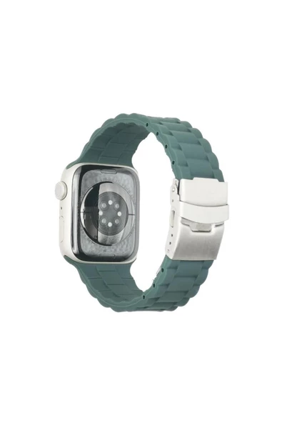 Pazariz Apple Watch Uyumlu4 5 6 7 8 41mm 40mm 38mm Silikon Bracelet Kordon ürün görseli 1