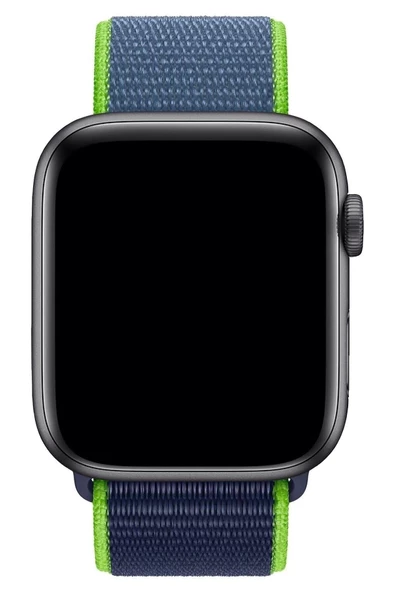 Pazariz Apple Watch Uyumlu1-2-3-4-5-6-7-se Serisi 38mm - 40mm -41mm Spor Kumaş Kordon - Resim 2