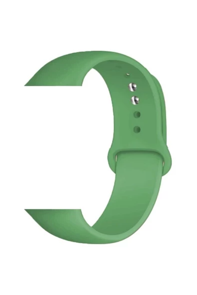 Pazariz Apple Watch Uyumlu38mm 40mm 41mm 1/2/3/4/5/6/se/7/8 Spor Silikon Kordon 20-mint - Resim 2