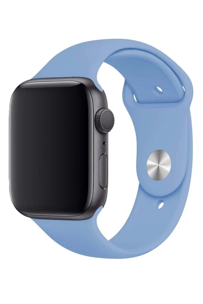 Pazariz Apple Watch Uyumlu3 4 5 6 7 8 Se 38 40 41mm Kordon Kayış Klasik Kaliteli Silikon - Resim 2