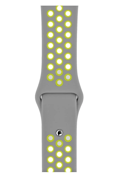 Pazariz Apple Watch Uyumlusilikon Kayış Delikli Kordon 1 2 3 4 5 6 7 Se 42mm/44mm/45mm ürün görseli 1