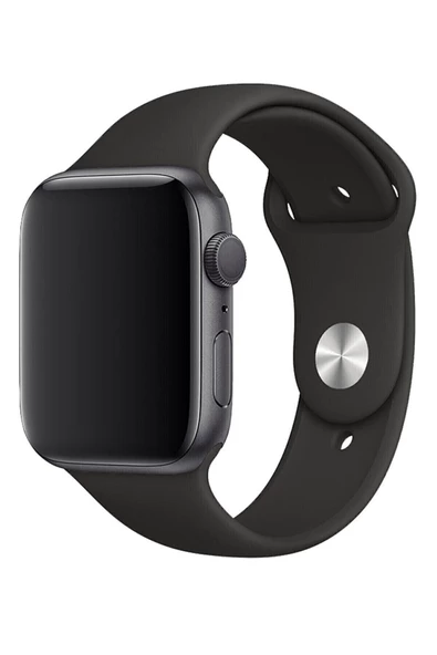 Pazariz Apple Watch Uyumlu42 / 44 / 45 Mm - 2 3 4 5 6 7 8 Se Silikon Kordon Kayış Band ürün görseli 1