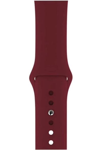 Pazariz Apple Watch Uyumlu3 4 5 6 7 8 Se 42 44 45mm Kordon Kayış Klasik Kaliteli Silikon ürün görseli