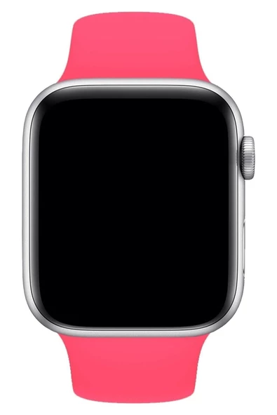Pazariz Apple Watch Uyumlu2 3 4 5 6 7 Se 42 44 45mm Kalite Kordon Kayış Klasik Kaliteli Silikon - Resim 3