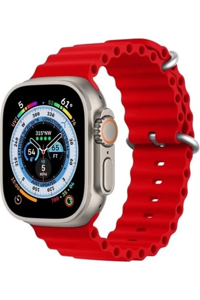 Pazariz Apple Watch Uyumlu42mm 44mm 45mm 49mm 1/2/3/4/5/6/se/7/8/ultra Kordon ürün görseli 1