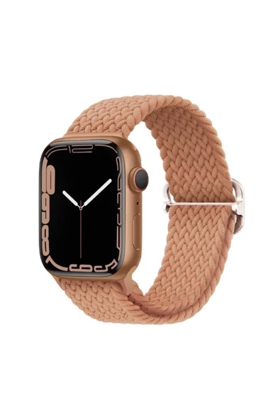 Pazariz Apple Watch Uyumlu3 4 5 6 7 8 Ultra 45mm 44mm 42mm Braided Örgü Kordon ürün görseli 1