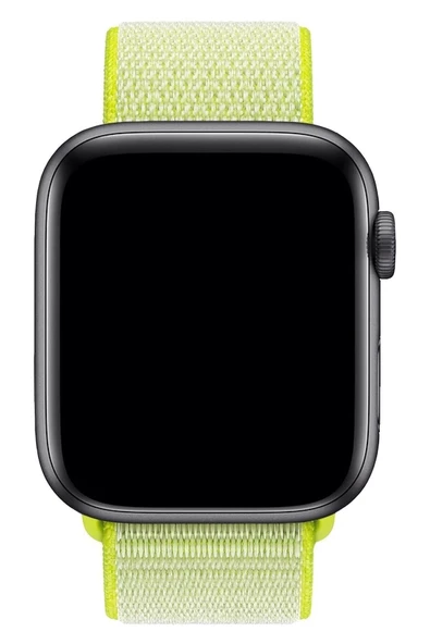 Pazariz Apple Watch Uyumlu1-2-3-4-5-6-7-se Serisi 42mm - 44mm - 45mm Spor Kumaş Kordon - Resim 2