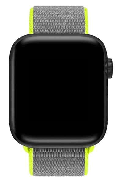 Pazariz Apple Watch Uyumlu1-2-3-4-5-6-7-se Serisi 42mm - 44mm - 45mm Spor Kumaş Kordon - Resim 2