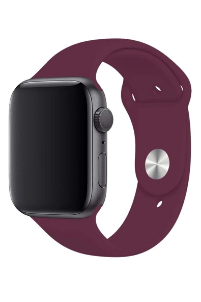 Pazariz Apple Watch Uyumluultra 3 4 5 6 7 8 Se 42 44 45 49mm Kalite Kordon Klasik Kaliteli Silikon - Resim 3