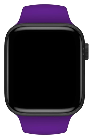 Pazariz Apple Watch Uyumlukordon 1 2 3 4 5 6 7 Se 42 Mm/44 Mm/45mm Silikon Kordon Kayış - Resim 2