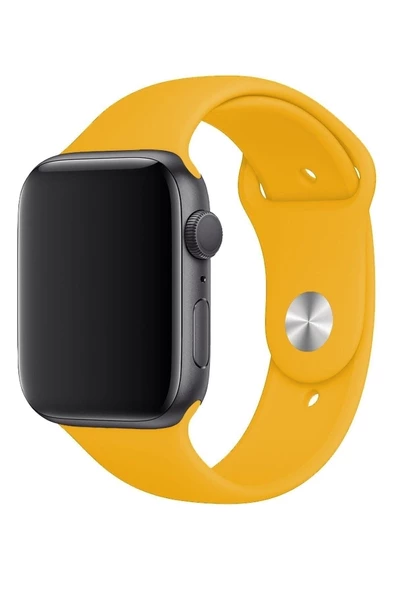 Pazariz Apple Watch Uyumlukordon 1 2 3 4 5 6 7 Se 38 Mm/40 Mm/41mm Silikon Kordon Kayış - Resim 3