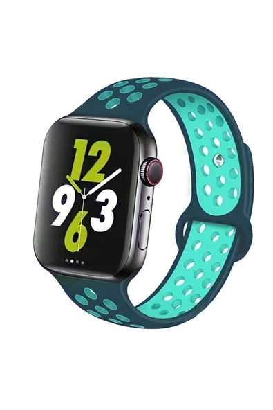 Pazariz Apple Watch Uyumlu42/44mm Çift Renk Spor Kordon ürün görseli 1