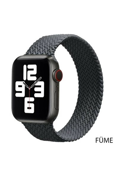 Pazariz Apple Watch Uyumlu3 4 5 6 7 8 38 40 41mm Silikon Kordon ürün görseli 1