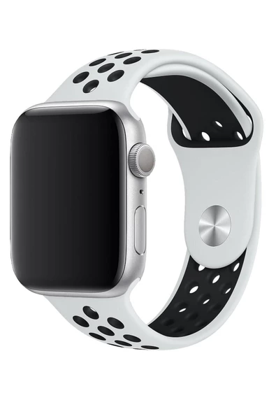 Pazariz Apple Watch Uyumlukordon 2 3 4 5 42 Mm Ve 44 Mm Silikon Kordon Kayış ürün görseli 1