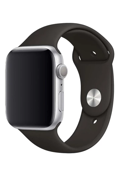 Pazariz Apple Watch Uyumlu3-4-5-6-7-8-se-42-44-45-49 Mm Kordon Kayış Klasik Kaliteli Silikon - Resim 2