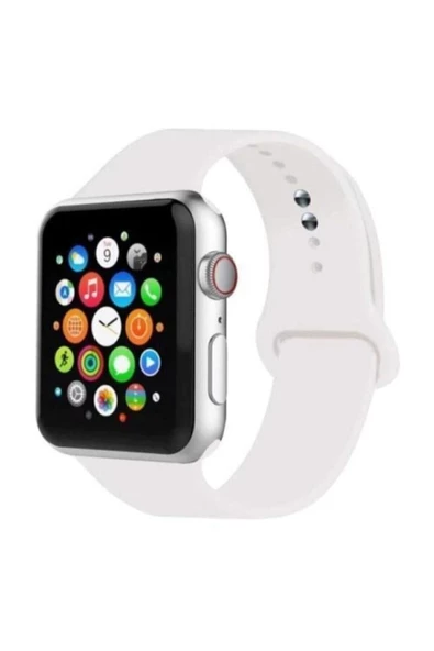 Pazariz Apple Watch Uyumlu38 Mm 40 Mm Silikon Kordon