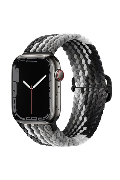 Pazariz Apple Watch Uyumlu3 4 5 6 7 8 41mm 40mm 38mm Braided Örgü Kordon ürün görseli