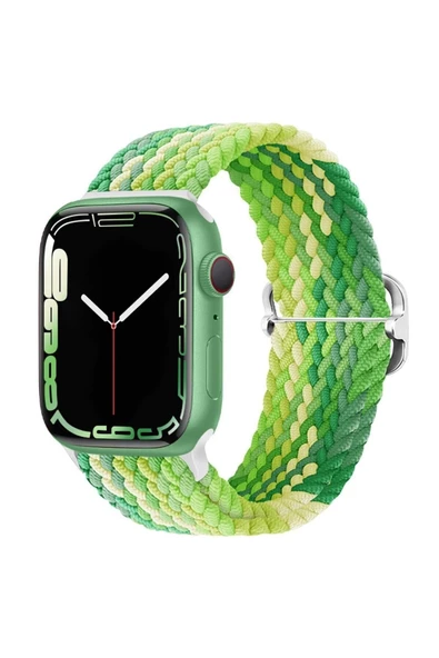 Pazariz Apple Watch Uyumlu3 4 5 6 7 8 41mm 40mm 38mm Braided Örgü Kordon ürün görseli 1