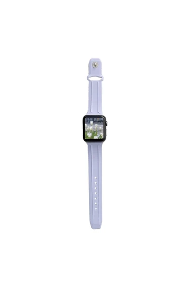 Pazariz Apple Watch Uyumlu3 4 5 6 7 8 38mm 40mm 41mm Silikon Kordon