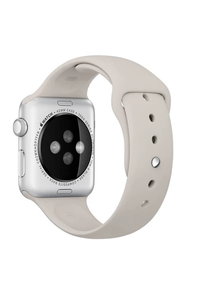 Pazariz Apple Watch Uyumlu3 4 5 6 7 8 Se 42 44 45 Mm Kordon Silikon - Resim 2