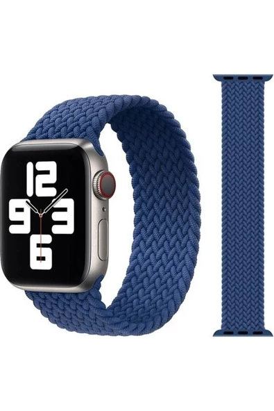 Pazariz Apple Watch Uyumlu42/44/45/49 Mm 6 7 8 Se Esnek Örgü Kordon ürün görseli 1