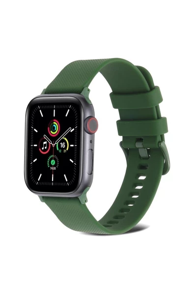 Pazariz Apple Watch Uyumlu5 6 7 8 Ultra 42mm 44mm 45mm Silikon Kordon ürün görseli 1