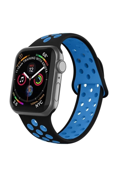 Pazariz Apple Watch Uyumlusilikon Delikli Kordon Kayış 42-44 Mm ürün görseli