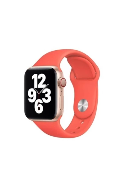 Pazariz Apple Watch Uyumlumercan Spor Kordon Silikon Kayış 38 40 Mm