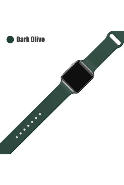 Pazariz Apple Watch Uyumlu2 3 4 5 6 7 8 38mm 40mm 41mm Silikon Kordon ürün görseli 1