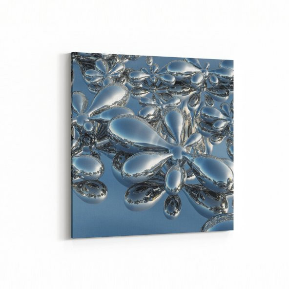 Olla 10329 Abstract Görsel Kare Kanvas Tablo