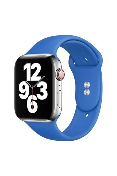 Pazariz Apple Watch Uyumlu3 4 5 6 7 8 Ultra Se 42/44/45/49 Mm Kordon Kayış Kaliteli Silikon ürün görseli 1