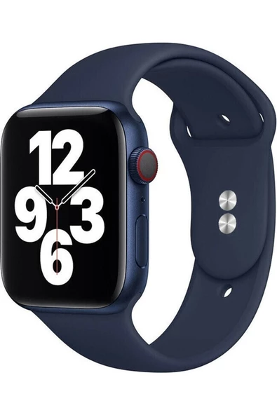Pazariz Apple 8 Series Watch Uyumluultra 49 Mm Klasik Sililkon Kordon ürün görseli 1