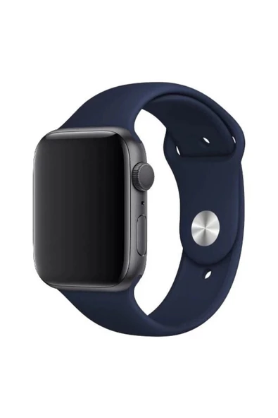 Pazariz Apple Watch Uyumlu3 4 5 6 7 8 Ultra Se 42/44/45/49 Mm Kordon Kayış Kaliteli Silikon ürün görseli 1