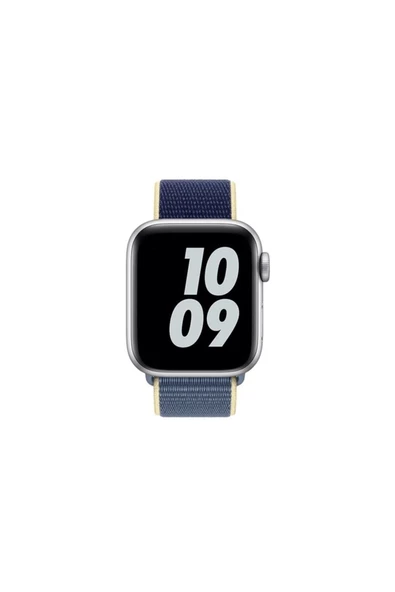 Pazariz Apple Watch Uyumlu3-4-5-6-7-8-sesi ( 38mm - 40mm-41mm ) Dokuma Yüksek Kalite Kordon - Resim 2