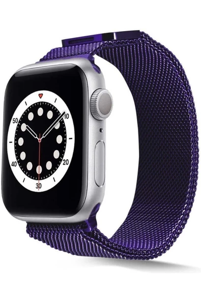 Pazariz Apple Watch Uyumlu42mm 44mm 45mm 49mm 1/2/3/4/5/6/se/7/8/ultra Kordon Metal Kord ürün görseli 1