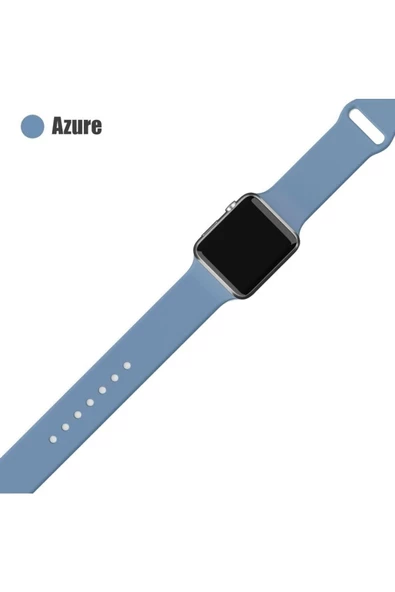 Pazariz Apple Watch Uyumlu2 3 4 5 6 7 8 38mm 40mm 41mm Silikon Kordon ürün görseli 1