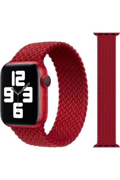 Pazariz Apple Watch Uyumlu38/40/41 Mm 5 6 Se 7 8 Esnek Örgü Kordon