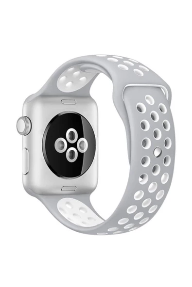 Pazariz Apple Watch Uyumlusilikon Delikli Kordon Kayış 42-44