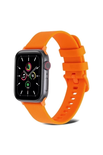 Pazariz Apple Watch Uyumlu5 6 7 8 Ultra 42mm 44mm 45mm Silikon Kordon ürün görseli 1