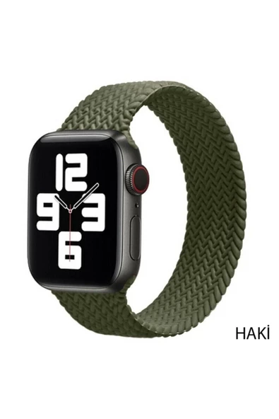 Pazariz Apple Watch Uyumlu3 4 5 6 7 8 38 40 41mm Silikon Kordon Uyumlu ürün görseli 1