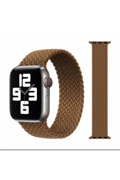 Pazariz Apple Watch Uyumlu42 / 44mm Örgülü Esnek Kordon