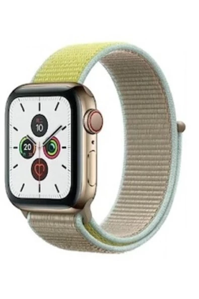 Pazariz Apple Watch Uyumlu2 3 4 5 6 42 - 44mm Kumaş Spor Kordon Kayış ürün görseli 1