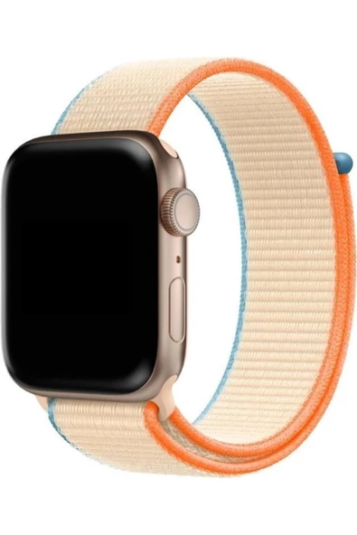 Pazariz Apple Watch Uyumlu42mm 44mm 45mm 49mm 1/2/3/4/5/6/se/7/8/ultra Kordon Hasır Kordon ürün görseli 1