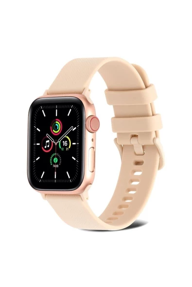 Pazariz Apple Watch Uyumlu5 6 7 8 Ultra 42mm 44mm 45mm Silikon Kordon