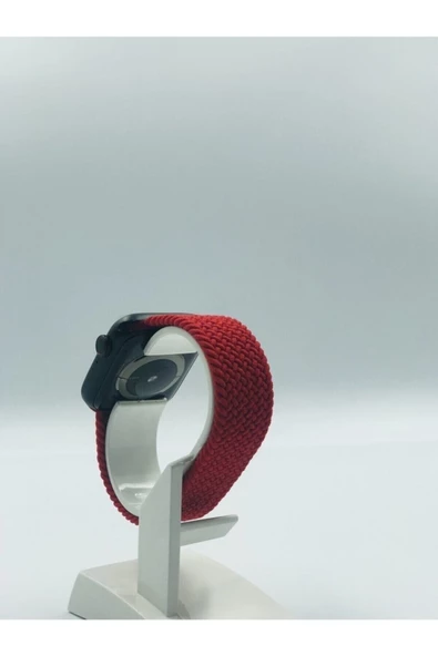 Pazariz Apple Watch Uyumlu42 / 44mm Örgülü Esnek Kordon - Resim 3