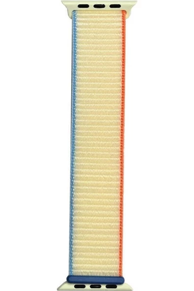 Pazariz Apple Watch Uyumlu42mm 44mm 45mm 49mm 1/2/3/4/5/6/se/7/8/ultra Kordon Hasır Kordon - Resim 3