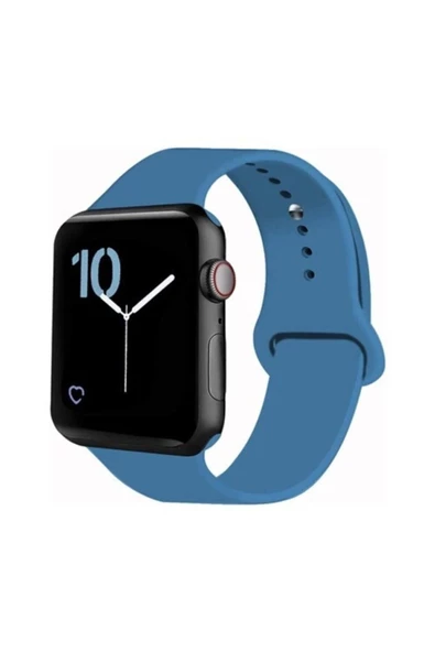 Pazariz Apple Watch Uyumlu38 - 40 Mm Spor Kordon Silikon Kayış