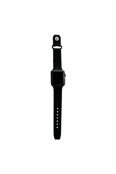 Pazariz Apple Watch Uyumlu3 4 5 6 7 8 38mm 40mm 41mm Silikon Kordon ürün görseli 1