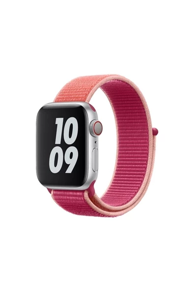 Pazariz Apple Watch Uyumlu3-4-5-6-7-8-sesi ( 38mm - 40mm-41mm ) Dokuma Yüksek Kalite Kordon ürün görseli 1