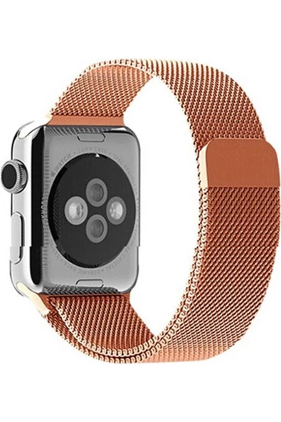 Pazariz Apple Watch Uyumlu8 7 6 5 4 3 Se 42mm-44mm-45mm Mıknatıslı Çelik Örme Kordon ürün görseli 1